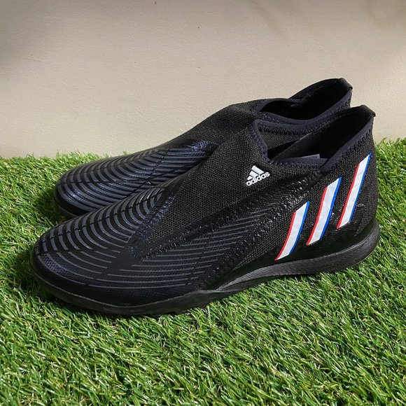 Adidas Men\'s Predator Edge.3 LL TF Turf Black Soccer Shoes GX2631 Size 9.5 NEW main image 7